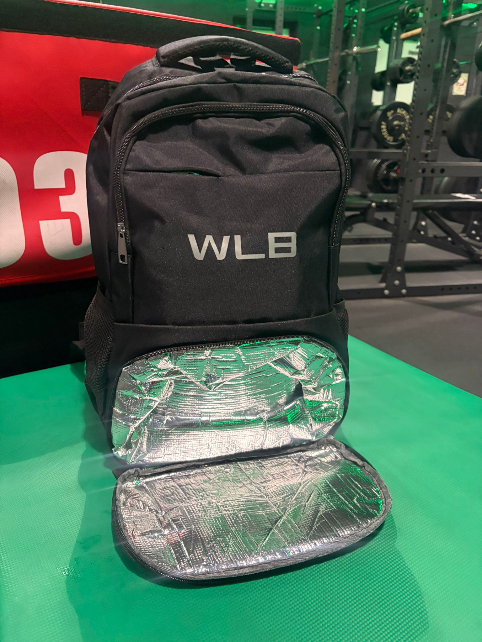 Classic Black Backpack (w/ USB Charging point & Food compartment)